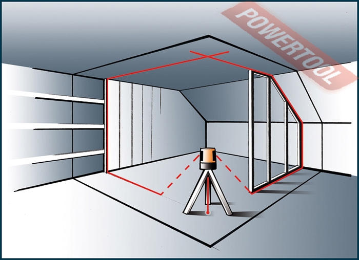Лазерный уровень чертеж