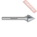 Борфреза твердосплавная форма J 3х3х3х38 мм насечка HP-2 KARNASCH 11.3100-005
