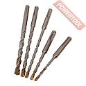 Набор буров SDS-Plus 6/8/10/12 мм 2 грани 5 шт D.BOR V Plus 240400