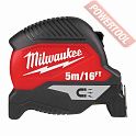 Рулетка измерительная 5 м 30 мм с метрической и футовой шкалой MILWAUKEE Premium Magnetic Gen IV 5 м
