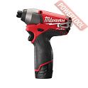 Аккумуляторный импульсный ударный шуруповерт MILWAUKEE M12 CID-0 FUEL