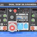 Дизельный двухпотстовый сварочный генератор ТСС TSS DUAL DGW 28/600EDS-A в кожухе