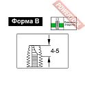 Метчик машинный для сквозных отверстий по металлу HSS-Co M16х2 DIN376 D.BOR TCT-442-160-200