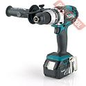 Аккумуляторная ударная дрель-шуруповерт MAKITA DHP 454 RFE