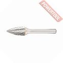 Борфреза твердосплавная форма G 6х18х6х50 мм насечка DC D.BOR Premium 9F-16060K02D