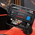 Бензиновый генератор A-iPower Lite AP6500E с блоком АВР 230 В и транспортировочным комплектом S