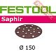 Шлифовальный круг FESTOOL Saphir STF-D150/16 P24 SA/5