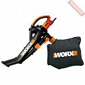 Пылесос воздуходувка садовый электрический WORX WG501E