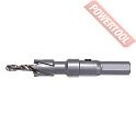 Твердосплавная коронка HM 16х28 мм цилиндрический хвостовик 13 мм D.BOR HS-HM-28-016-T
