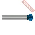 Зенковка по металлу HSS-XE Blue-Tec 120 градусов 25 мм цилиндрический хвостовик LENZ LZSK-88250 F