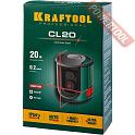 Лазерный уровень построитель плоскостей KRAFTOOL CL 20