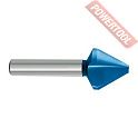 Зенковка по металлу HSS-XE Blue-Tec 60 градусов 16 мм цилиндрический хвостовик LENZ LZSK-80160 F