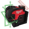 Лазерный уровень построитель плоскостей MILWAUKEE M12 CLL4P-301C